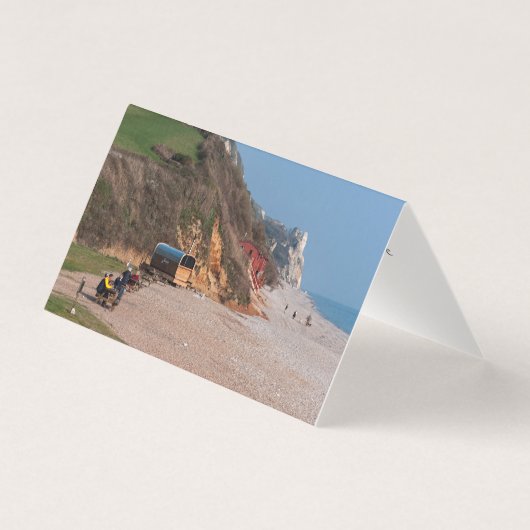 Branscombe Beach Kaart (Voorkant)