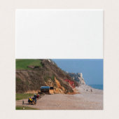 Branscombe Strand Kaart (Buitenkant ongevouwen)