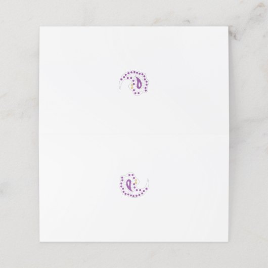 Bransoletka z serduszkiem Style, Light Eggplant Afsprakenkaart (Buitenkant ongevouwen)