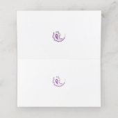 Bransoletka z serduszkiem Style, Light Eggplant Afsprakenkaart (Binnenkant ongevouwen)