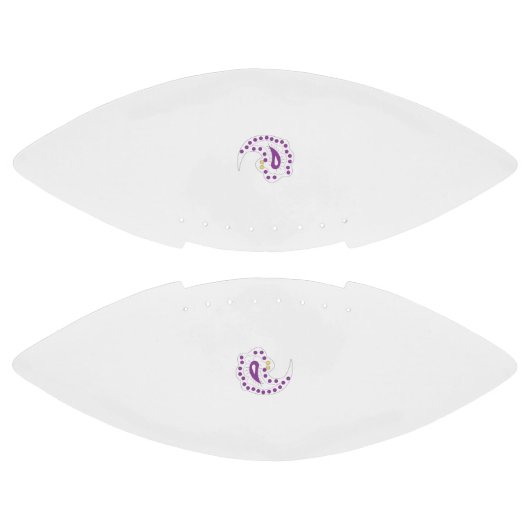 Bransoletka z serduszkiem Style, Light Eggplant American Football (Panelen)