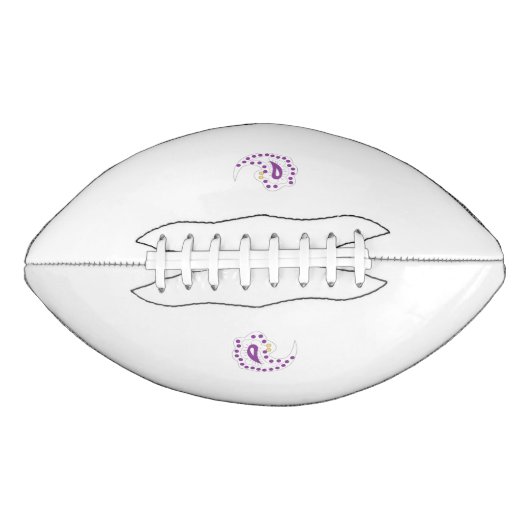 Bransoletka z serduszkiem Style, Light Eggplant American Football (Voorkant)