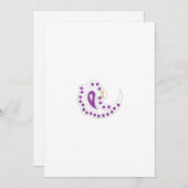 Bransoletka z serduszkiem Style, Light Eggplant Feestdagenkaart (Voorkant / Achterkant)