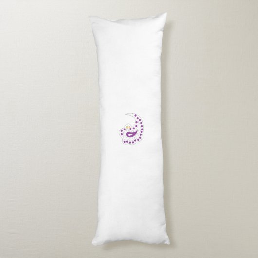 Bransoletka z serduszkiem Style, Light Eggplant Lichaamskussen (Achterkant (Verticaal))