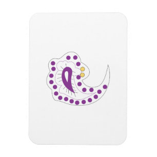 Bransoletka z serduszkiem Style, Light Eggplant Magneet