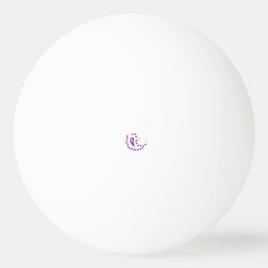 Bransoletka z serduszkiem Style, Light Eggplant Pingpongbal (Achterkant)