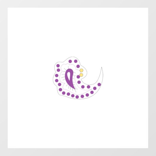 Bransoletka z serduszkiem Style, Light Eggplant Raamsticker (Vel)