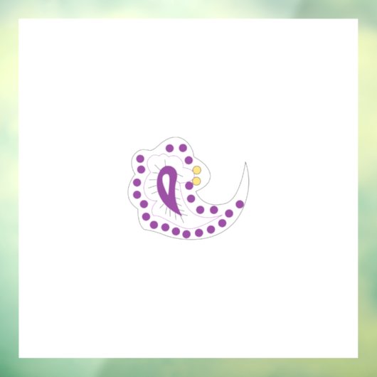 Bransoletka z serduszkiem Style, Light Eggplant Raamsticker (Vel 3)