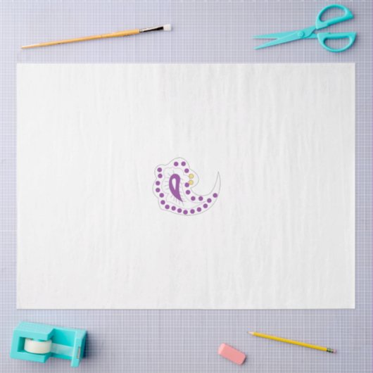 Bransoletka z serduszkiem Style, Light Eggplant Tissuepapier (Craft)