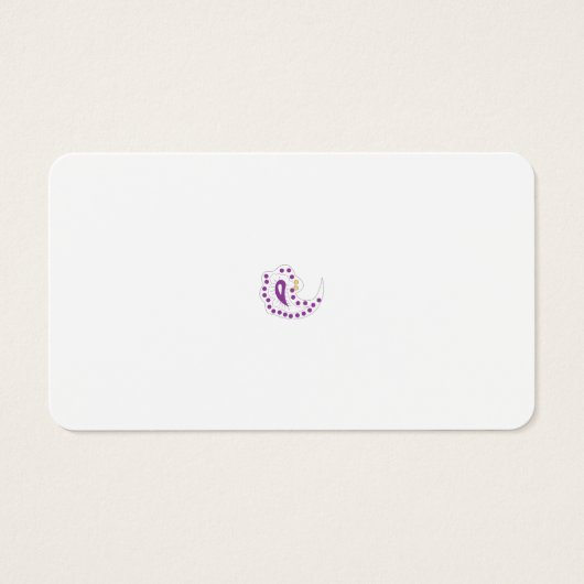 Bransoletka z serduszkiem Style, Light Eggplant Visitekaartje (Voorkant)