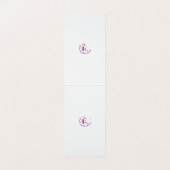 Bransoletka z serduszkiem Style, Light Eggplant Visitekaartje (Binnenkant ongevouwen)