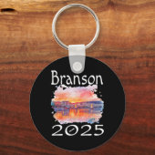 Branson 2025 Matching Familie Vakantiegroep Getawa Sleutelhanger (Voorkant)