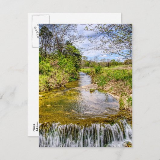 Branson Herfst Creek Stream Briefkaart (Voorkant / Achterkant)