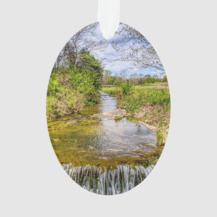 Branson Herfst Creek Stream Ornament
