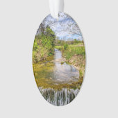 Branson Herfst Creek Stream Ornament (voorkant)