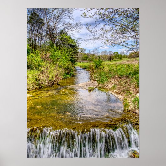 Branson Herfst Creek Stream Poster (Voorkant)