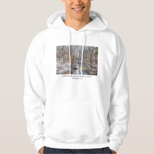 Branson Herfst Creek Winter Snow Painterly Hoodie