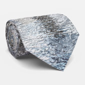 Branson Herfst Creek Winter Snow Painterly Stropda Stropdas (Opgerold)