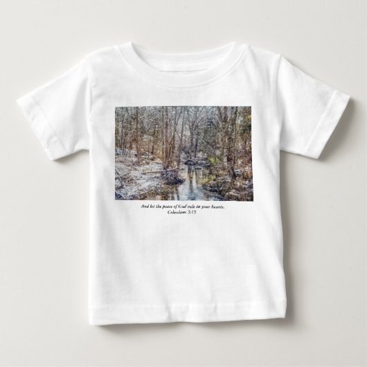 Branson Herfst Creek Winter Snow Painterly Toddler (Voorkant)