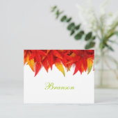 Branson Missouri Autumn Leaves Briefkaart (Staand voorkant)