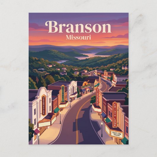 Branson Missouri Briefkaart (Voorkant)