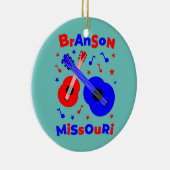 Branson Missouri Family Vacation Guitar Keramisch Ornament (Rechts)