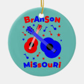 Branson Missouri Family Vacation Guitar Keramisch Ornament (Voorkant)