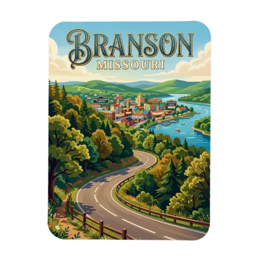 Branson (Missouri) Magneet (Verticaal)