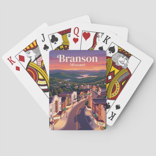 Branson Missouri Pokerkaarten (Achterkant)