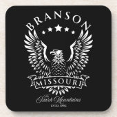 Branson Ozark Mountains Missouri  Eagle Bier Onderzetter (Voorkant)