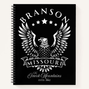 Branson Ozark Mountains Missouri Vintage Adelaar Notitieboek