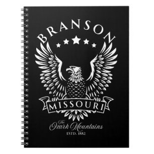 Branson Ozark Mountains Missouri Vintage Adelaar Notitieboek