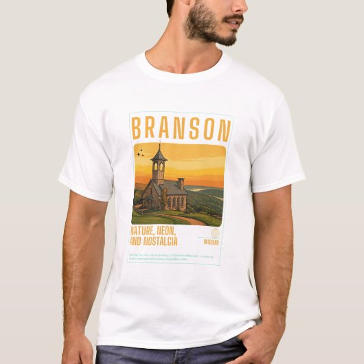 Branson's magie op het platteland in elke lijn t-shirt (Voorkant)