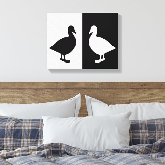 brant canvas afdruk (Insitu (Slaapkamer))