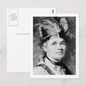 Brant - Joseph / Mohawk Indian Chief Briefkaart (Voorkant / Achterkant)