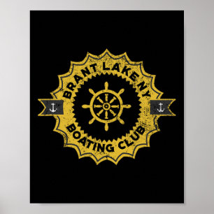 Brant Lake Ny Zeilclub Poster