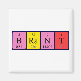 Brant periodiek tabelnaammagneet magneet