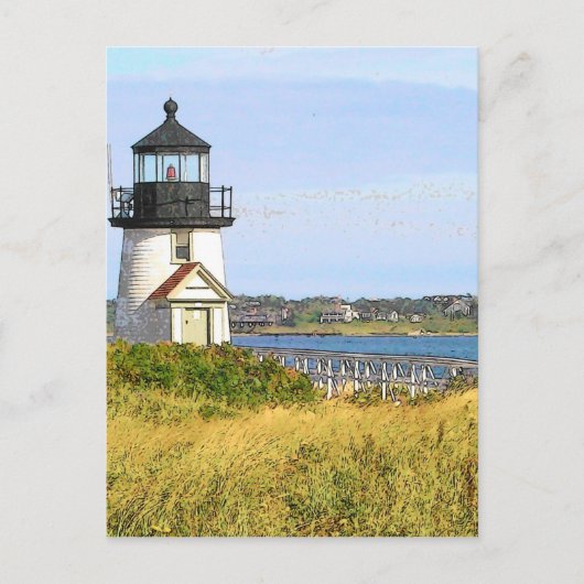 Brant Point Lighthouse 2 -  LOOK Briefkaart (Voorkant)
