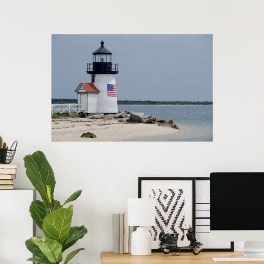 Brant Point Lighthouse 2 Poster (Thuiskantoor)