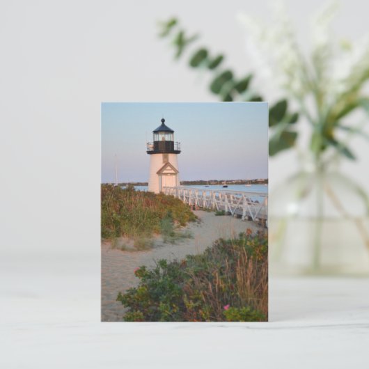 Brant Point Lighthouse Briefkaart (Staand voorkant)