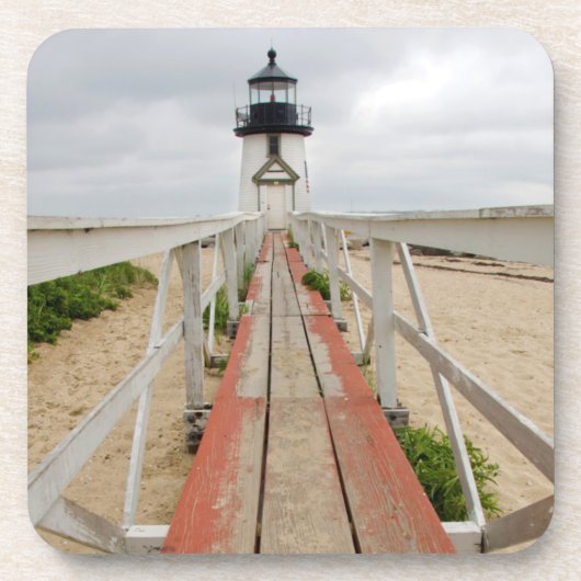 Brant Point Lighthouse Drankjes Onderzetter (Voorkant)