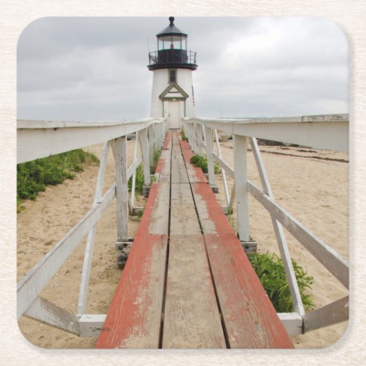 Brant Point Lighthouse Kartonnen Onderzetters (Voorkant)