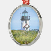 Brant Point Lighthouse  Nantucket Metalen Ornament (Links)