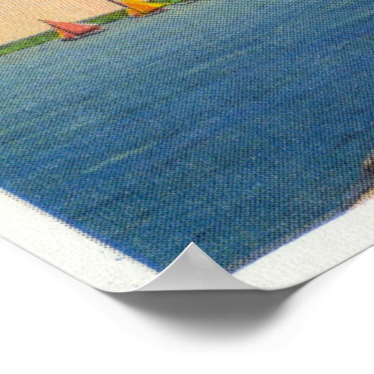 Brant Point Lighthouse Scene Poster (Hoek)