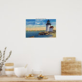 Brant Point Lighthouse Scene Poster (Keuken)