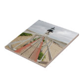 Brant Point-vuurtoren Tegeltje (Zijkant)
