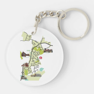 Brantham acryl Sleutelhanger