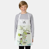 Brantham Kaart Schort voor kinderen (Gedragen)