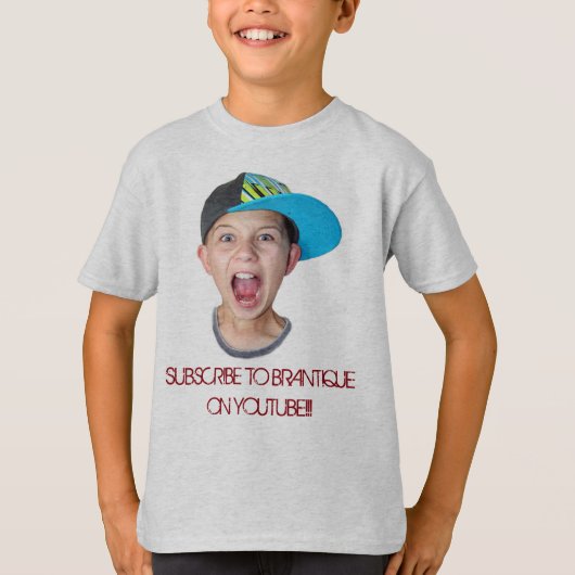 Brantique op YouTube's officiële shirt (Voorkant)