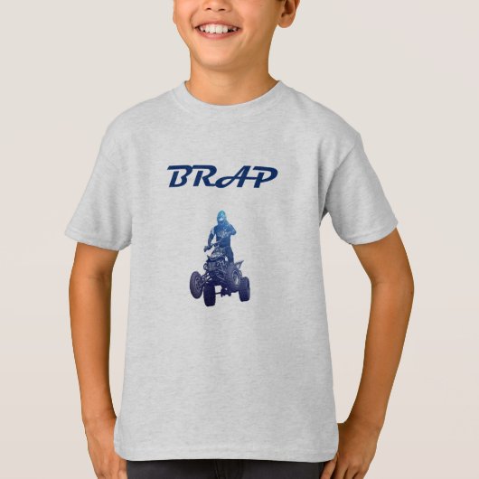 Brap Boys ATV Four Wheeler Rider Tee Shirt (Voorkant)